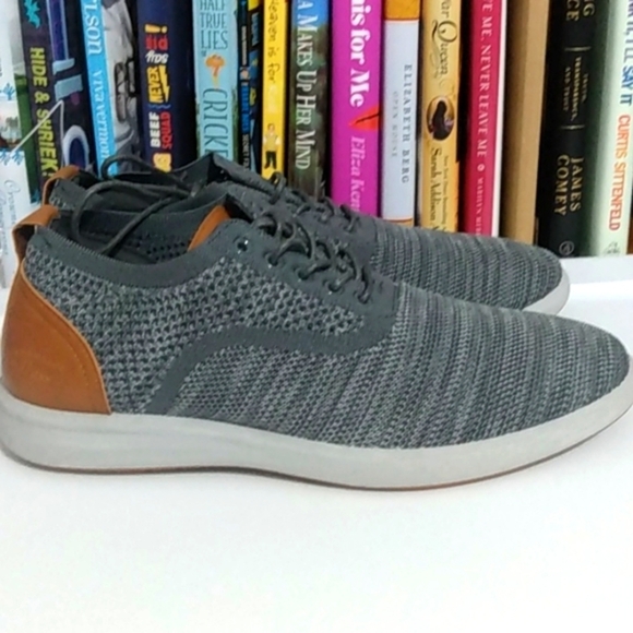 G.H. BASS CONNER KT GRAY COMFORT STRETCH OXFORD SHOES SIZE 10 NWT - Picture 2 of 10